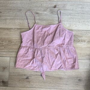 Pink Sleeveless Top